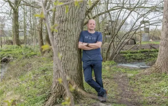  ?? FOTO'S JOREN DE WEERDT ?? Schepen Wim Annaert aan de Babbelse Plassen. “Het gekwaak van de kikkers hoor ik tot in mijn slaapkamer.”