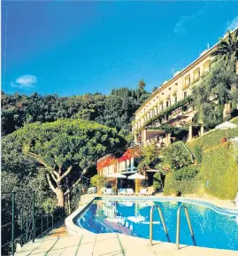  ??  ?? Hotel Splendido in Portofino – ‘a birthday treat’ – above; Eleuthera island in the Bahamas, below