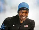  ?? Kevin Frayer / Associated Press ?? U.S. speedskate­r Shani Davis, 35, is competing in what may be his final Olympics.