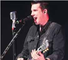  ?? JIM WELLS ?? Theory of a Deadman lead singer and lead guitarist Tyler Connolly says it’s better to be loved or hated than have people not care at all.