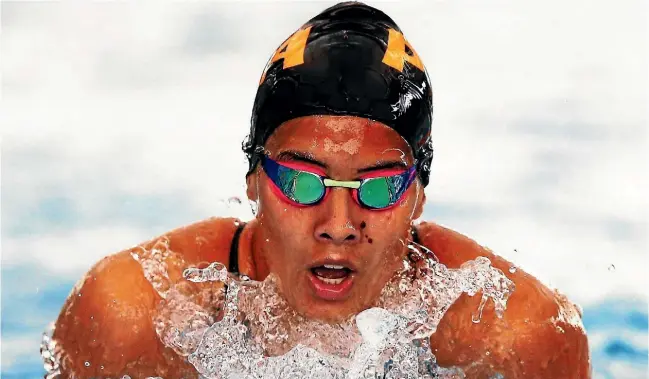  ??  ?? Porirua swimmer Bronagh Ryan has made the New Zealand Oceania team.