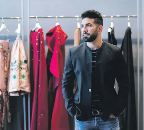  ?? Reem Mohammed / The National ?? Ahmad Ammar co-founded his fashion brand Avva with Brazilian Vincenzo Visciglia in 2014