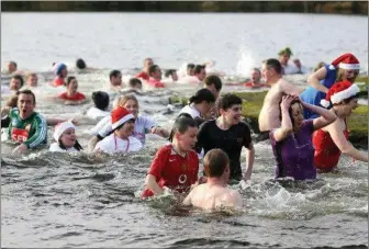  ??  ?? The Lough Arrow Swim is taking place on Christmas Day and is a valuable fundraiser for the Northwest Hospice.