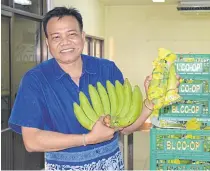  ??  ?? Sirichai Channak is manager of Ban Lat Agricultur­al Cooperativ­es, a key producer of bananas in Thailand.