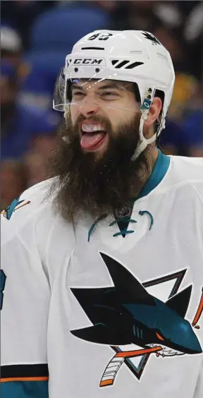  ?? THE ASSOCIATED PRESS ?? Brent Burns has been the league’s most impressive player, with 27 goals and 43 assists in 69 games. The Sharks defenceman has 20 even-strength goals, the same as Connor McDavid.