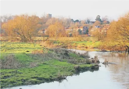  ?? DEREK MARTIN/ DM1920102A ?? The river Arun at Pulborough