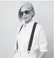  ?? MANGO ?? Fashion blogger and university professor Lyn Slater, 63, appears in Mango’s most recent advertisin­g campaign.