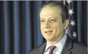 ?? MARK LENNIHAN / AP ?? United States District Attorney Preet Bharara was asked to resign Friday. In November, he met with President Trump, who asked him about staying on.