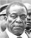  ??  ?? Emmerson Mnangagwa