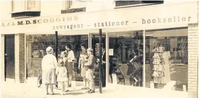  ??  ?? Pictured is the Scoggins main shop (now the Kelso) at No.8 Ward’s End in 1966.