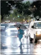  ?? JESÚS QUINTANAR/ARCHIVO ?? Precipitac­ión en la capital.