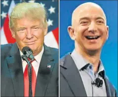  ?? AP ?? RICOS. El magnate y el millonario Bezos, dueño de la empresa.