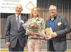  ?? FOTO: BIANKA ROITH ?? Dr. Albrecht Dapp (von links), Doris Nachtigal und Holger Aszmons.