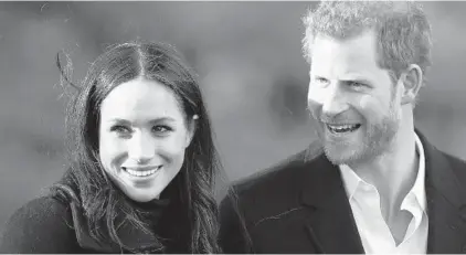  ?? FRANK AUGSTEIN/AP ?? American actor Meghan Markle got engaged last month to Britain’s Prince Harry, one of the world’s most eligible bachelors.