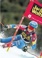  ?? BILD: SN/GEPA ?? Mikaela Shiffrin war in Squaw Valley nicht zu schlagen.