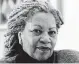  ??  ?? Author Toni Morrison died in August.