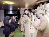  ?? IBIS STYLE FOR JAWA POS ?? PAKAI FACE SHIELD: Simulasi acara resepsi pernikahan di hotel.
