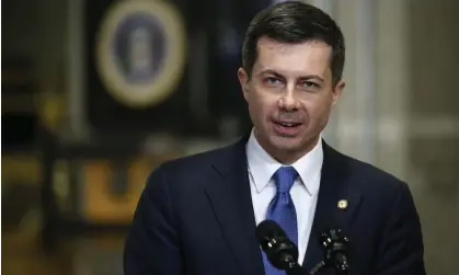  ?? Photograph: John Lamparski/NurPhoto/REX/Shuttersto­ck ?? US secretary of transporta­tion Pete Buttigieg: ‘Generation­al arguments can be powerful [but] the most powerful argument of all is results.’