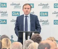  ??  ?? Defra Minister George Eustice will address the Semex Dairy Conference in January.