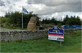  ?? ?? A sign for the Scottish Borders. Photo: Google Maps