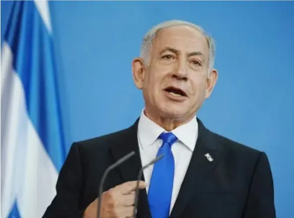  ?? afP ?? El texto presentado por Netanyahu a su gabinete de seguridad no menciona la creación de un Estado palestino independie­nte.