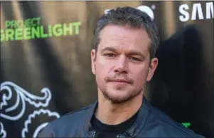  ??  ?? Matt Damon was shamed for ‘only just figuring out’ that the slur was wrong