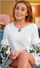  ?? ?? Tell-all: Laura Simpson appears on ITV’s This Morning in 2017