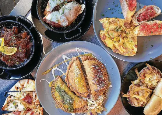  ?? Photos by Mike Sutter / Staff ?? New establishm­ents are breathing fresh air into the Boerne restaurant scene, including the Spanish cafe Botero Tapas + Wine Bar.