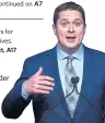  ??  ?? Tory leader Andrew Scheer