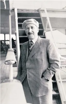  ??  ?? Ruheloser Blick nicht nur auf die Geschichte: Autor Stefan Zweig während seiner ersten Brasilien-Reise 1936.