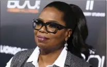  ?? ASSOCIATED PRESS FILE PHOTO ?? Oprah Winfrey is behind a new line of refrigerat­ed soups and side dishes.