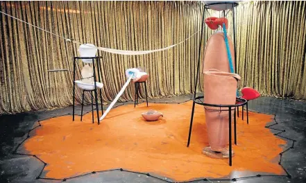  ?? JF DIORIO/ESTADÃO ?? Tunga. Obra do escultor no espaço de curadoria de Sofia Borges recebe performanc­e artística no fim de semana