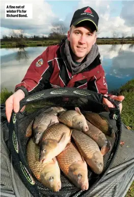  ??  ?? A fine net of winter F1s for Richard Bond.