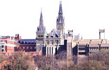  ??  ?? Georgetown was made possible by slavery — now the university is atoning for its past