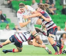  ?? Picture / Getty Images ?? Brodie Retallick’s try proved crucial for the Chiefs. Kris Shannon