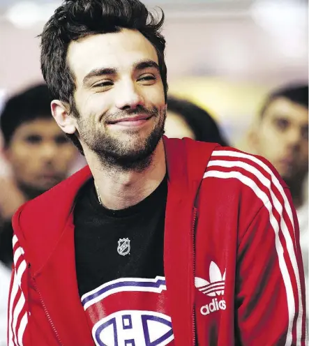  ??  ?? Canadian writer, director and actor Jay Baruchel says he can’t remember a time when he wasn’t totally absorbed with his favourite team. His new book documents the trials and tribulatio­ns of being a Habs fan living in Toronto.