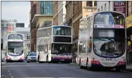  ?? ?? Firstgroup said bus passenger volumes have improved