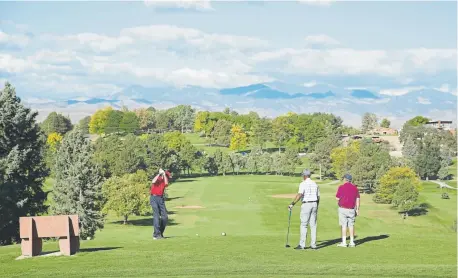  ?? Provided by Denver Golf ?? "No. 1 at Willis Case is a beautiful par 4 with majestic views of the Rocky Mountains," said Mitch Nielsen, head pro. "On clear days, you can see the entire mountain range from Longs Peak to Pikes Peak."