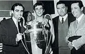  ??  ?? Presidente rossonero
Da sinistra, Franco Carraro, Gianni Rivera, Nereo Rocco e Federico Sordillo con la Coppa dei Campioni