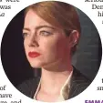  ?? LIONSGATE ?? Emma Stone looks like a shoo-in for La La Land.