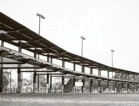  ?? Mark Mulligan / Staff photograph­er ?? The two-tier driving range at Memorial Park golf course was built as part of renovation to host a PGA event. The Houston Open will be held there Nov. 2-8.