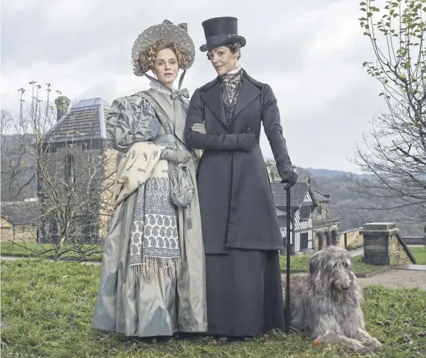  ?? ?? Suranne Jones and Sophie Rundle as Anne Lister and Ann Walker in Gentleman Jack, another of Sally's Calderdale-based shows. Photo: Lookout Point/HBO,Jay Brooks