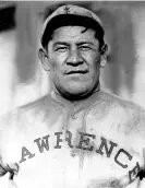  ?? ?? Jim Thorpe in baseball uniform. Photograph: AP