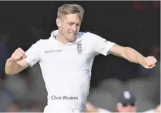  ??  ?? Chris Woakes