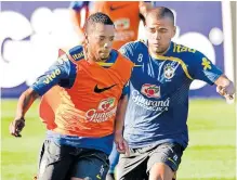  ?? AFP ?? BRAZILIAN striker Robinho and teammate Dani Alves have both been “shamefuly” convicted of rape. |