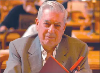  ??  ?? Mario Vargas Llosa