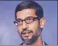  ?? MINT/FILE ?? Google CEO Sundar Pichai