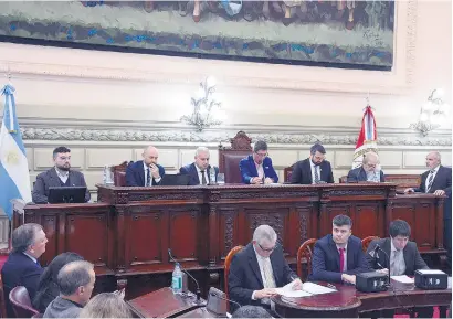  ?? I Prensa Senado ?? El senador Rubén Pirola presidió la Asamblea Legislativ­a.