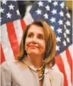  ?? Mandel Ngan / AFP / Getty Images ?? House Speaker Nancy Pelosi has shown she has the upper hand on President Trump.