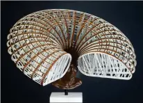  ?? LOANED PHOTOS ?? DUSTIN FARNSWORTH, A FEATURED ARTIST in the Yuma Art Symposium, has gained national recognitio­n for complex and intricate sculptures.